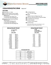 WMS512K8BV-20CMEA datasheet pdf White Electronic Designs