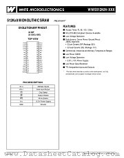 WMS512K8VL-70DEMEA datasheet pdf White Electronic Designs