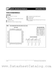 WPS512K32-15PJC datasheet pdf White Electronic Designs