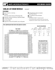 WS128K48V-35G4WI datasheet pdf White Electronic Designs