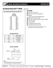 WS1M8-100CIA datasheet pdf White Electronic Designs