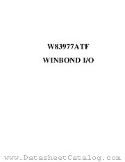 W83977ATF-A datasheet pdf Winbond Electronics