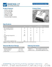 SME900-17-PCB datasheet pdf WJ Communications