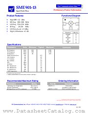 SME901-13-PCB datasheet pdf WJ Communications