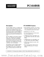 PC1414BSR datasheet pdf XECOM