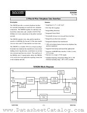 XE0204 datasheet pdf XECOM