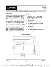 XE1000 datasheet pdf XECOM