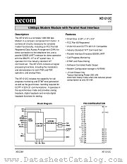 XE1212C datasheet pdf XECOM