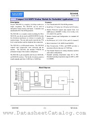 XE1414L datasheet pdf XECOM