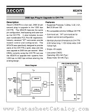 XE2476 datasheet pdf XECOM