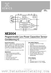 XE2004I-SW datasheet pdf Xemics