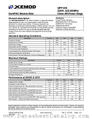 QPP-026 datasheet pdf XEMOD