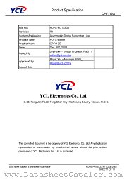 CPF112G datasheet pdf YCL