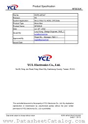 MF603UK datasheet pdf YCL