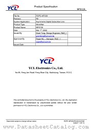 MF612A datasheet pdf YCL