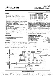 SP5769A_KG_MP2T datasheet pdf Zarlink Semiconductor