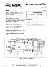 ZL30101QDC datasheet pdf Zarlink Semiconductor