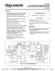 ZL30102QDG datasheet pdf Zarlink Semiconductor
