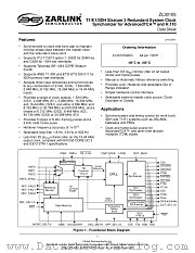ZL30105QDG datasheet pdf Zarlink Semiconductor