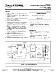 ZL30109QDG datasheet pdf Zarlink Semiconductor