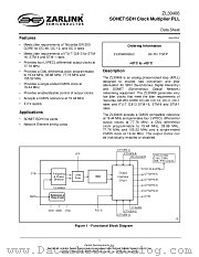 ZL30406QGC datasheet pdf Zarlink Semiconductor