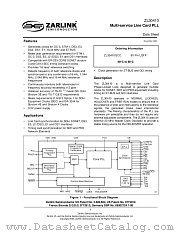 ZL30410QCC datasheet pdf Zarlink Semiconductor