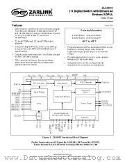 ZL50018QCC datasheet pdf Zarlink Semiconductor