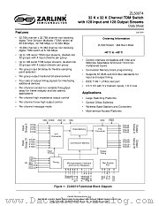 ZL50074GAC datasheet pdf Zarlink Semiconductor