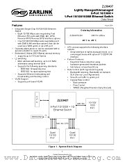 ZL50407GDC datasheet pdf Zarlink Semiconductor