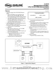 ZL50408GDC datasheet pdf Zarlink Semiconductor