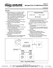ZL50411GDC datasheet pdf Zarlink Semiconductor