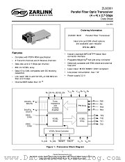 ZL60301_MJD datasheet pdf Zarlink Semiconductor