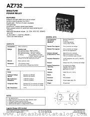 AZ732 datasheet pdf ZETTLER electronics