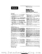 Z84C4206 datasheet pdf Zilog