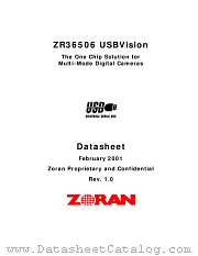 ZR36506 datasheet pdf Zoran