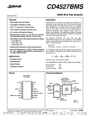CD4527BMS datasheet pdf Intersil