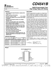CD4541BH datasheet pdf Texas Instruments