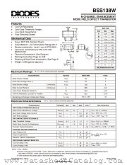 BSS138W-7 datasheet pdf Diodes