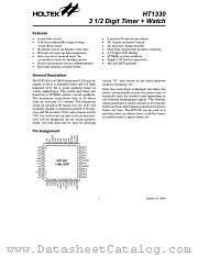 HT1330 datasheet pdf Holtek Semiconductor