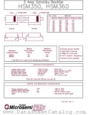 HSM350 datasheet pdf Microsemi