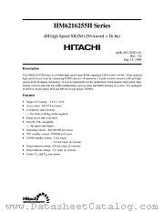 HM6216255HLTT-15 datasheet pdf Hitachi Semiconductor