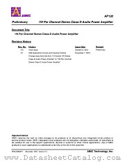 AP130X datasheet pdf AMIC Technology