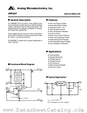 AME8807AEHA datasheet pdf Analog Microelectronics