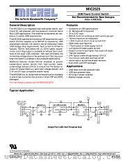 MIC2525-1BN datasheet pdf Micrel Semiconductor