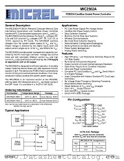 MIC2562A-1BM datasheet pdf Micrel Semiconductor