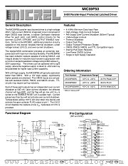 MIC59P50BV datasheet pdf Micrel Semiconductor