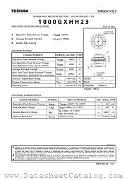 1000GXHH23 datasheet pdf TOSHIBA