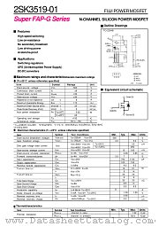 2SK3519-01 datasheet pdf Fuji Electric