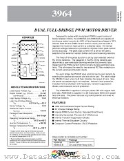 3964 datasheet pdf Allegro MicroSystems