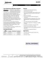 EL6935CL-T13 datasheet pdf Intersil